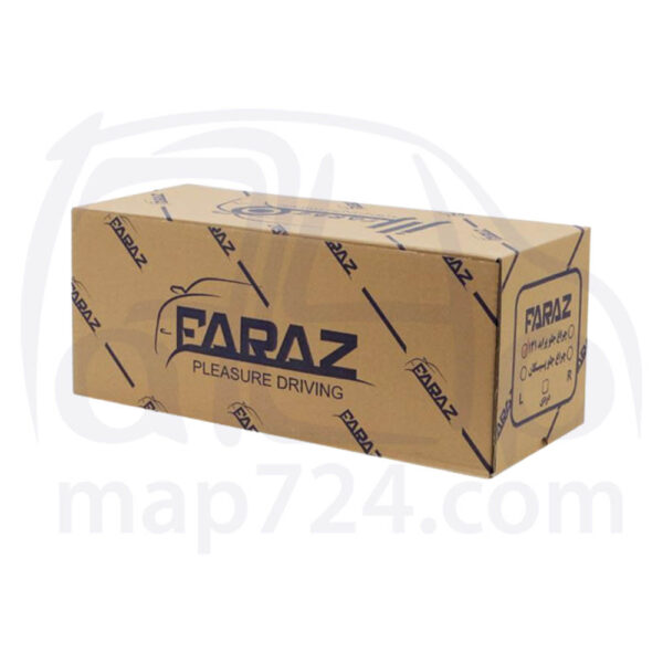 چراغ جلو 206 استیل (PC) سمت چپ برند فراز MAP000481 - تصویر 2